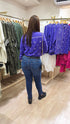 Kareena Purple Bandhini Shirt